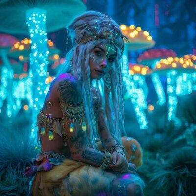 She believes the light is a gift from the forest and treats each harvesting as a sacred ritual.