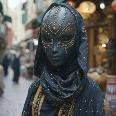 Nix, the Shadow Guide. A mysterious figure from a dimension of shadows. Helps visitors navigate the bazaar's confusing halls, labyrinths, and secret shortcuts.